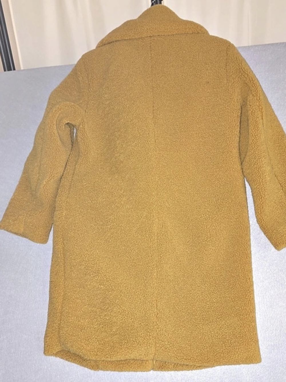 Driftwood Teddy Coat Yellow/Mustard Size Small Like New Cozy Trendy Cute Style - Picture 2 of 9